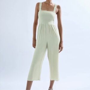 Aritzia Chianti Jumpsuit Sage Green